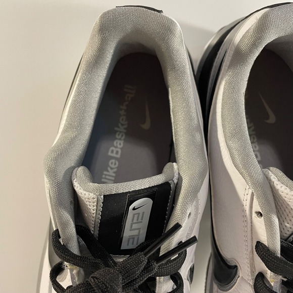 Nike Mens Size 11.5 Shoes Elite 2008 Take Away 324827-101 White Black main image 10
